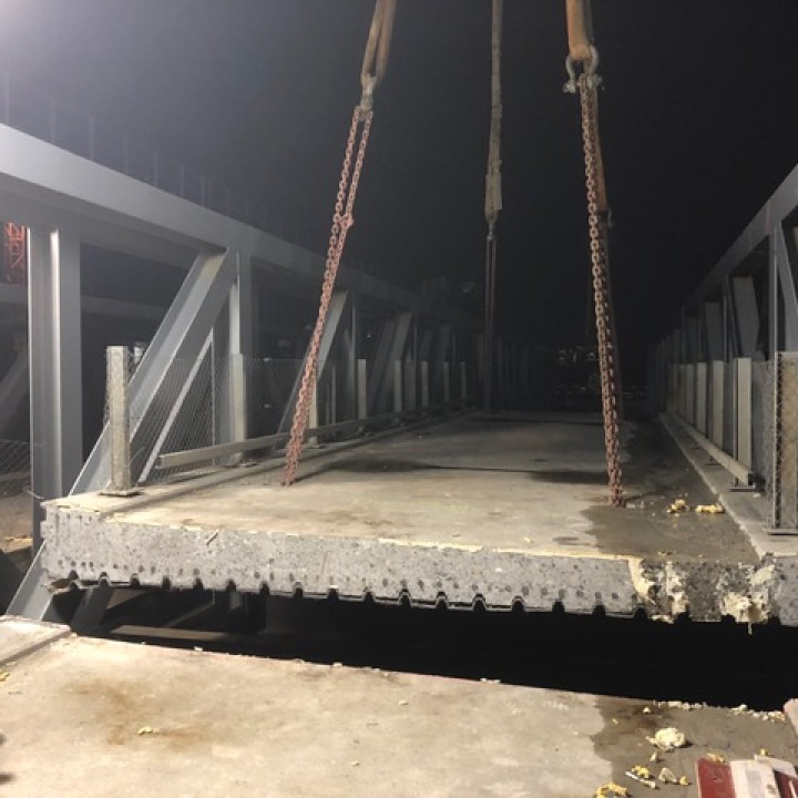 Hilfsbrücke Gubrist, Affoltern ZH, 2018